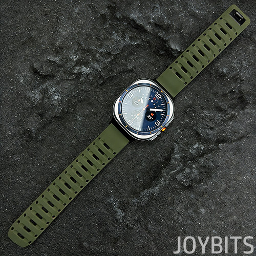 磁吸硅胶运动表带适用三星Galaxy手表watch8防水Ultra金属classic