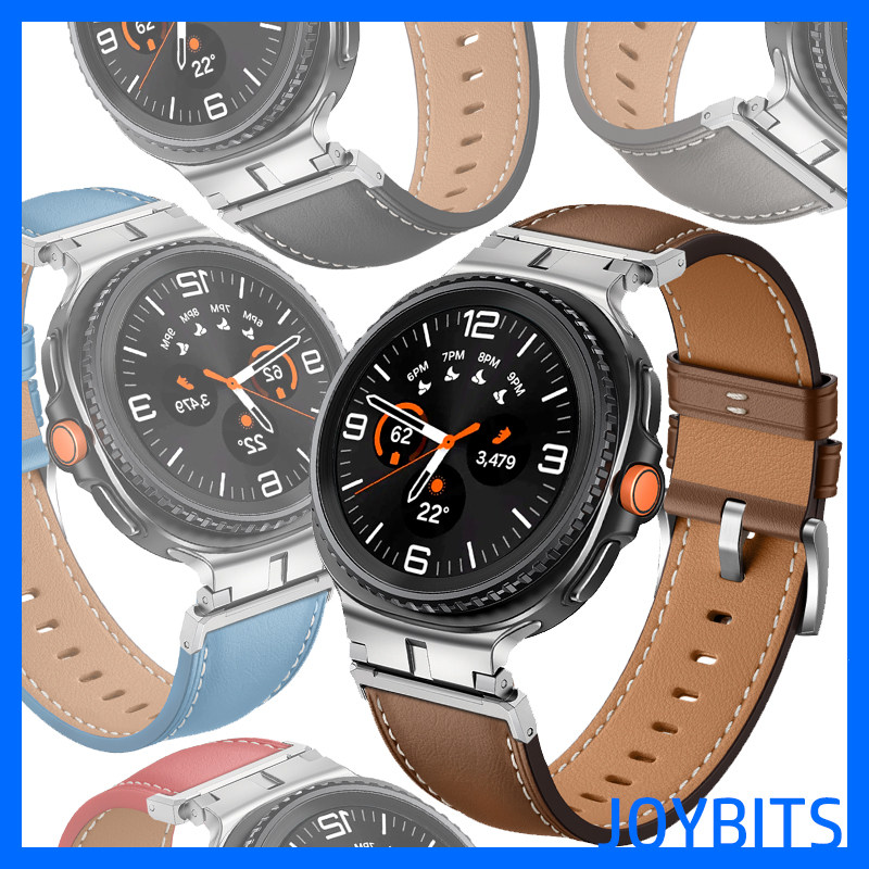 适用三星手表Galaxy watch8真皮表带classic牛皮