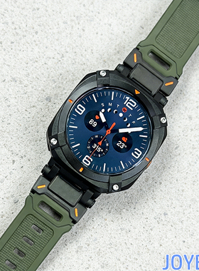 金属保护壳适用三星Galaxy手表带watch87运动Ultra不锈钢硅胶47mm