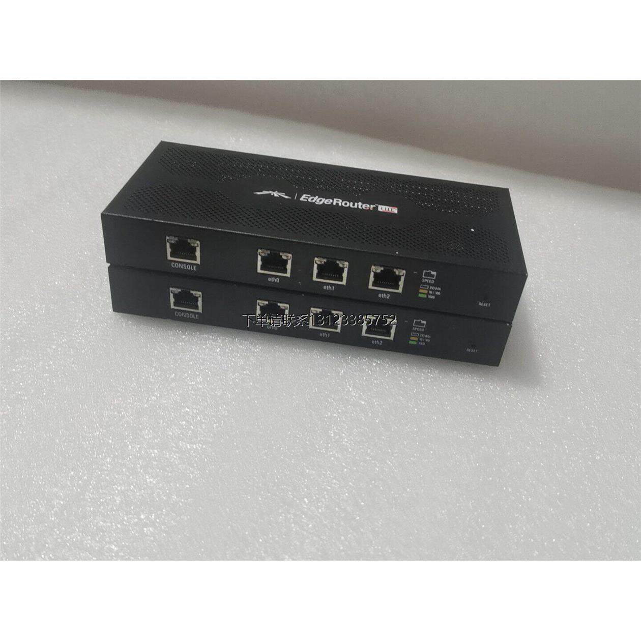 询价UBNT  ERLite-3 企业级3口千兆路由器，功能正常