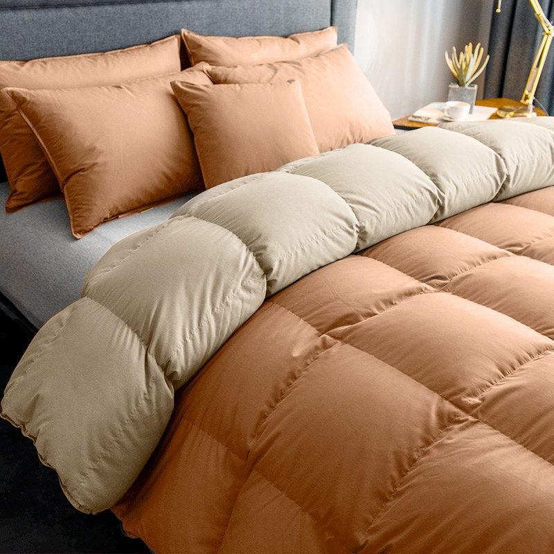 羽毛被白鹅羽毛绒加厚保暖冬被正品酒店双人正品冬季家用被子被芯,床上用品,羽绒/羽毛被,淘宝优惠券,粉丝福利购,淘宝优惠卷