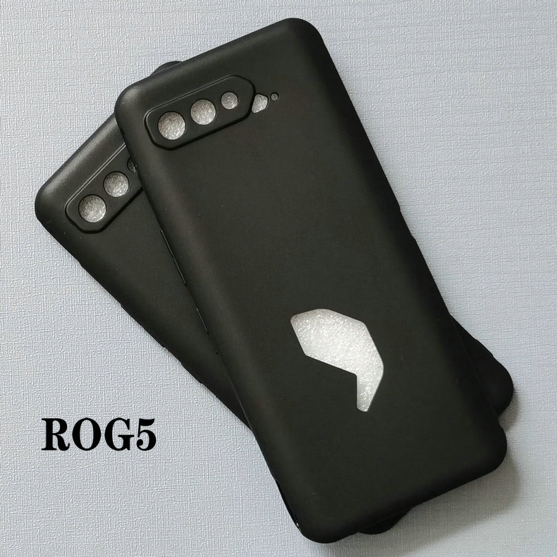 适用华硕ROG2手机壳ROG游戏手机5代保护套ROG3游戏透明硅胶磨砂软