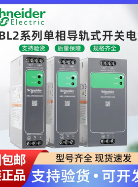 施耐德导轨式开关电源AB2LREM24030D/45D/100D/200D 220V 变DC24V