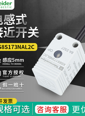 正品施耐德XS8接近开关方型传感器S173NAL2C NBL PAL2c PBL2C NPN