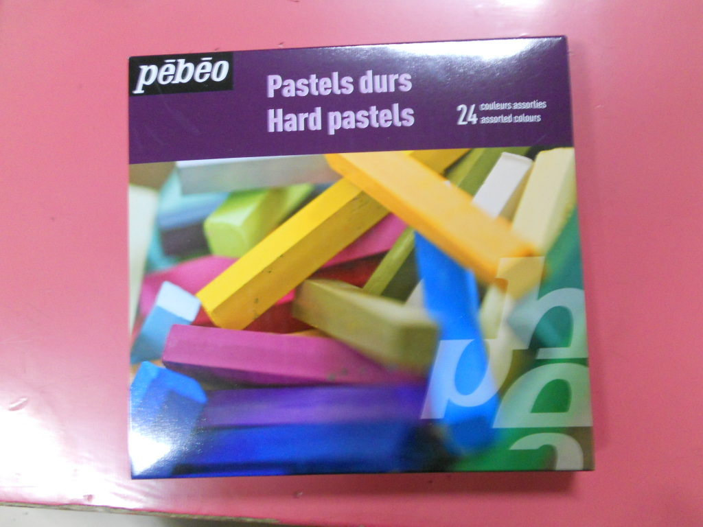 法国贝碧欧Pebeo24色色粉笔 粉画笔 硬质油画棒 400350