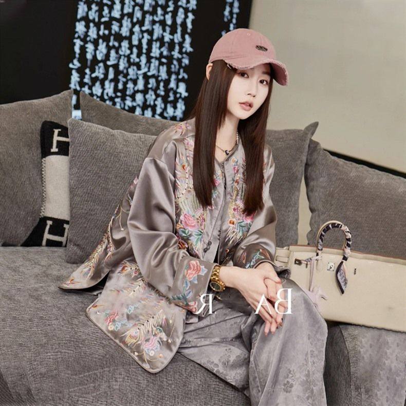 新中式国风套装女秋季2025新款小香风炸街时尚减龄外套裤子两件套,女装/女士精品,时尚套装,淘宝优惠券,粉丝福利购,淘宝优惠卷