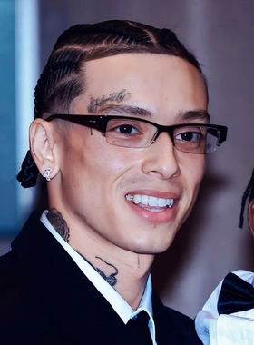 centralcee同款半框眼镜男斯文败类rapper方形窄框近视镜专业配镜