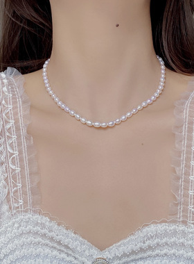 天然巴洛克淡水珍珠项链吊坠