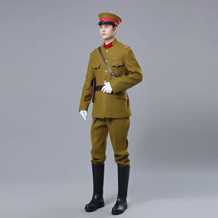 剧本杀军官演出服装抗日话剧大佐爱国游击队戏剧演出抗战微电影