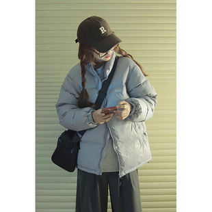 yvxi允熙羽绒服女短款加厚2024年新款韩版潮牌宽松面包服外套冬