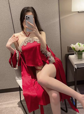 网红肚兜睡衣吊带古代女性薄款女人肚兜式小个子夏季睡裙套装激