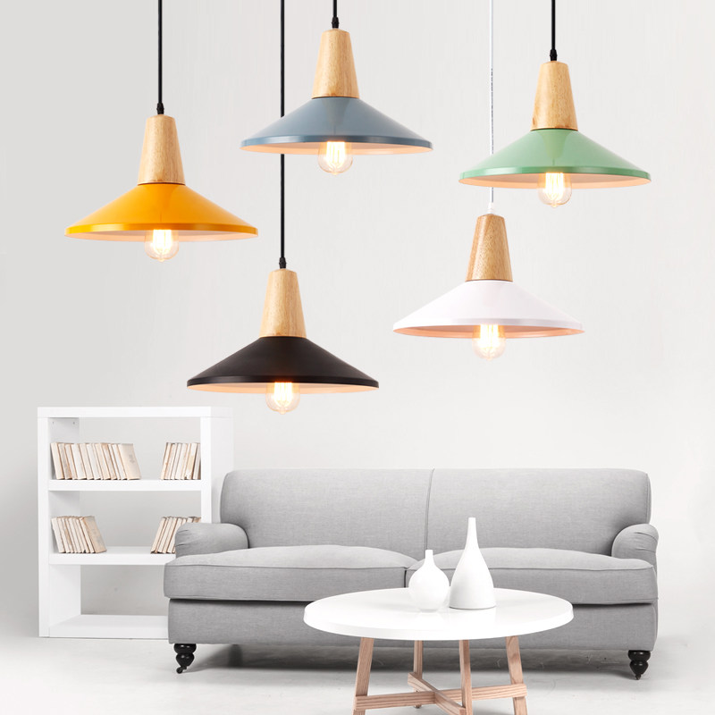 小吊灯北欧风格灯饰创意个性床头吊灯单头木艺ins餐厅吧台前台灯|msdalam kategori keluarga memasang ibu, Lampu &amp; Lighting Fixtures, kandil - dari Buy2taobao.com untuk memberikan perkhidmatan ejen Taobao profesional membeli