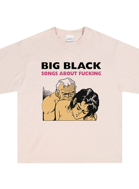 MemoryT恤Big Black乐队T恤Songs About VINTAGE 印花短袖男女