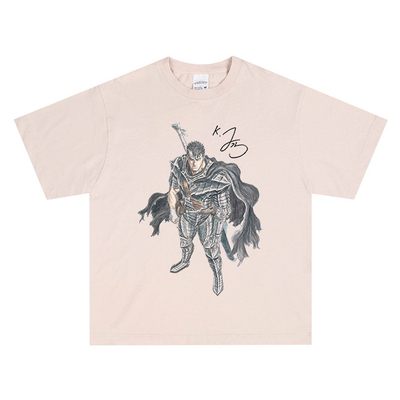 短袖印花宽松美式高街夏季T恤