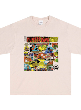 big brother is watching you 趣味纯棉宽松短袖美式复古半袖T恤