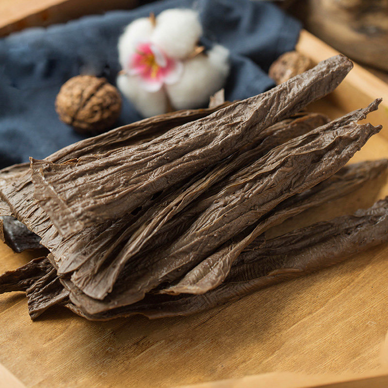 【2件包邮】福建黑豆腐竹干货 清流嵩溪黑豆腐皮 农家自制400g