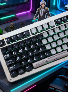 黑言诳语主题MDA高度键帽PBT材质热升华适配机械键盘键帽磁轴ACE