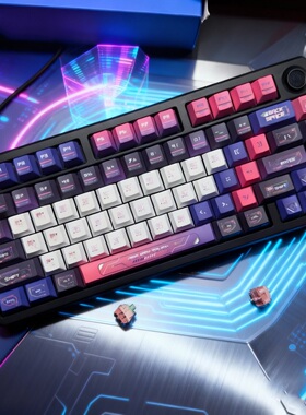 终级赛博PBT原厂高度PBT键帽适配美加狮mad68/夜魔/ez63/wotting