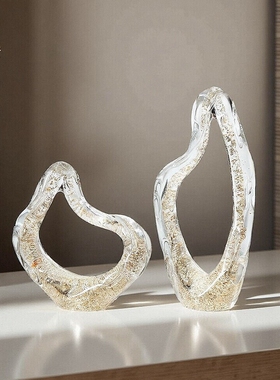 创意抽象轻奢手工玻璃设计感饰品