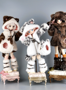 bjd 猫语 4分娃衣 mdd熊妹msd猫可可dfh兔豆豆ap等4分均可穿