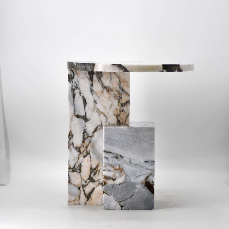 极简大理石客厅边几小茶几简约现代轻奢沙发边桌小户型阳台角几