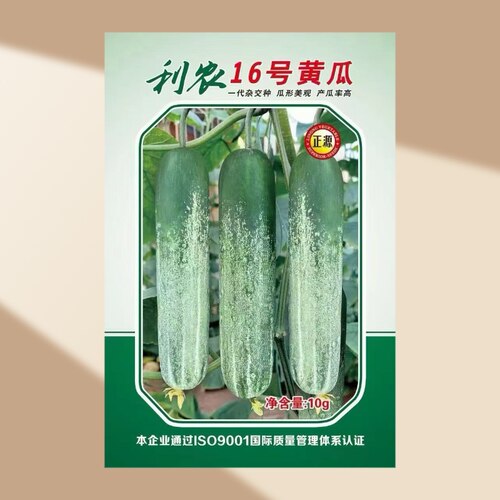 利农16号黄瓜种子 早生耐热抗病 产量高耐贮运原装正品10克