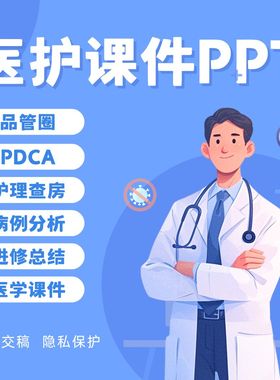 品管圈制作护理ppt护理个案护理查房医疗课件专案医学ppt代制作