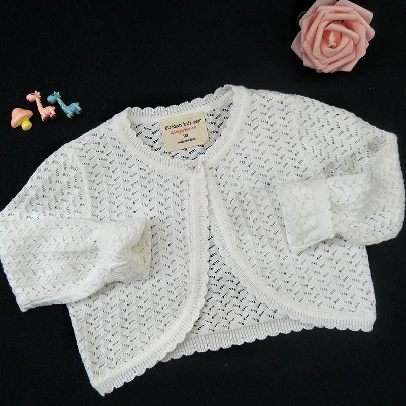 女童小披肩幼儿春秋薄款公主白色披风外套婴儿女宝宝针织外搭开衫在类目 童装/婴儿装/亲子装, 披风/斗篷中 - 来自Buy2taobao.com提供专业的淘宝代购服务