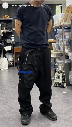Undermycarvibe立体结构工装裤