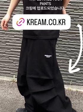 折扣 Undermycar Mu.21 Anti 基础logo立体折叠休闲卫裤南韩clean