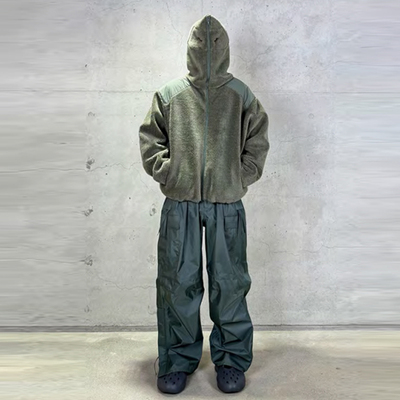 DINGYUNZHANG 25FW 摇粒绒连帽夹克外套