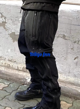 折扣现货 Undermycar 23AW 重磅暗黑秋冬厚尼龙机能vibe拉链长裤