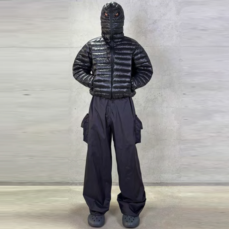 DINGYUNZHANG 25FW 轻便面罩排骨羽绒服