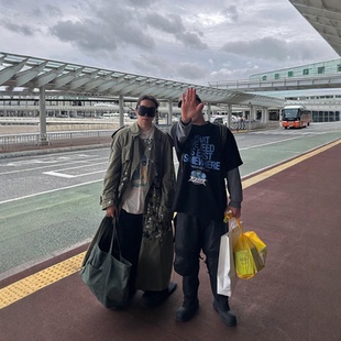 雷达标语印花450g重磅短袖 FAR RADAR 24SS T恤南韩vibe ARCHIVE