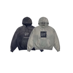 Grailz Project G/R GVP WASHED HOODIE做旧水洗印花连帽卫衣帽衫