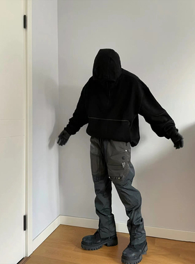 Undermycar CARGO LAYERED 尼龙机能拉链结构vibe木叶忍者裤长裤