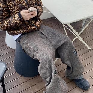 24FW 双层内衬破坏羊毛双膝伐木裤 BILL BUTCHER THE Undermycar