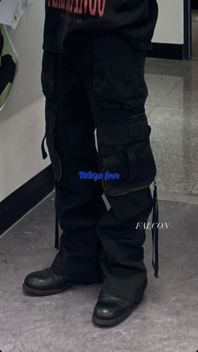 Undermycarvibe长拉链工装裤