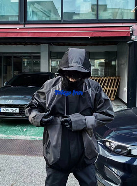 折扣 Undermycar 23SS OAK 户外机能结构防水防风内衬加厚冲锋衣