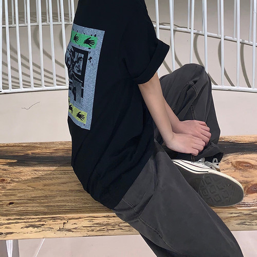 印花设计短袖cavempt塞博