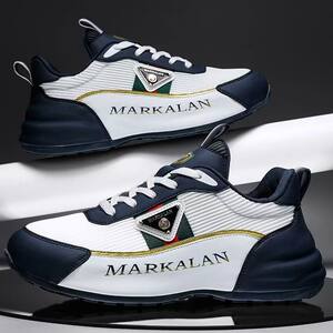 马克艾伦秋冬新款个性时尚休闲防滑防水轻便透气情侣款运动老爹鞋