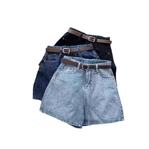 欧美大码女士洗水牛仔短裤women jeans shorts pants summer 2026