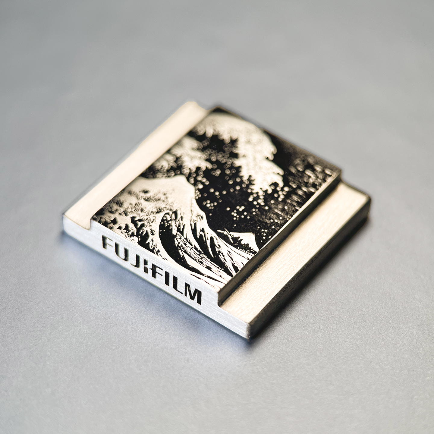 复古日式黄铜热靴盖神奈川冲浪