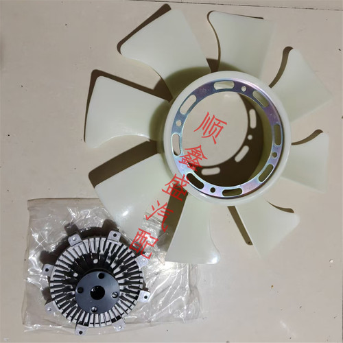 适用于江铃宝典皮卡2.0汽油三菱4G63发动机风扇叶硅油风扇耦合器