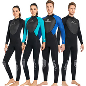 保暖潜水服男3MM连体加厚潜水衣女户外防寒浮潜冲浪泳衣情侣大码
