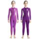 新款 浮潜保暖泳衣加厚冲浪衣 前拉链女童2.5MM儿童潜水服连体长袖
