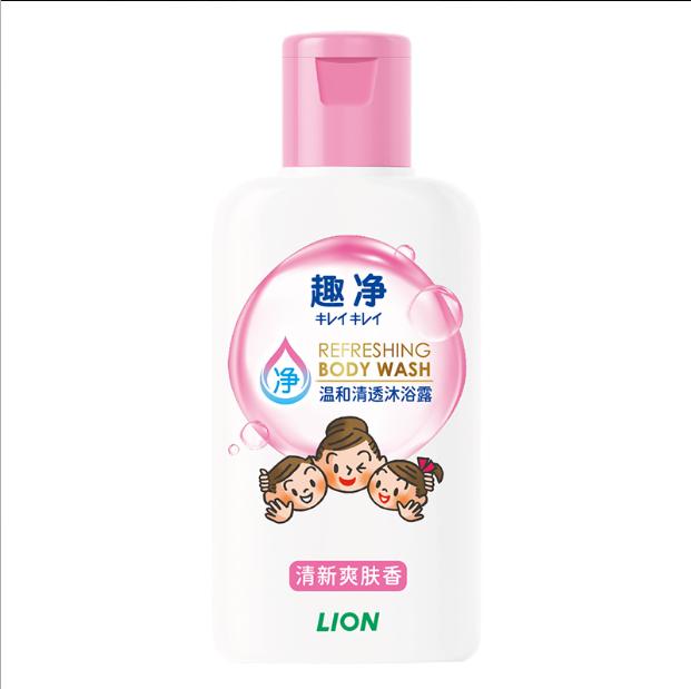 效29年3月狮王Lion趣净温和清透沐浴露弱酸配方 适合3岁以上 50ML
