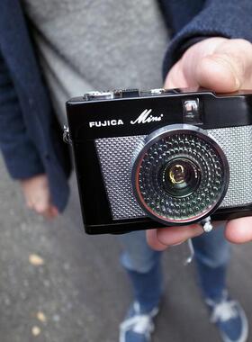 富士FUJICA Drive Half mini 半格 小巧秀气半幅 胶片 相机  胶卷
