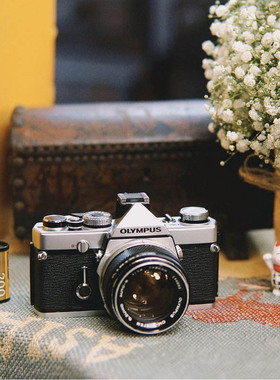 OLYMPUS奥林巴斯 胶片机 OM1 OM-1 OM-1N50/1.8 套机OM-3胶卷相机