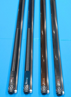 丘泰克cuetecX系列台球杆蓝色红色黑色胶把大头杆11.8杆头12.5